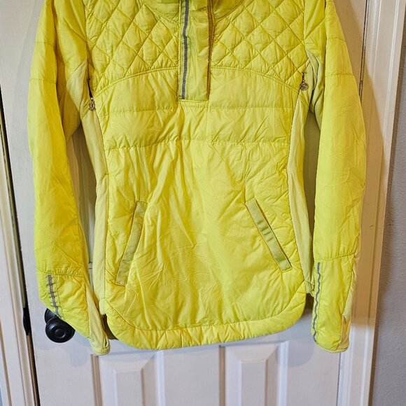 Lululemon Athletica Jacket Yellow What The Fluff 1/2 zip Pullover - Picture 8 of 8